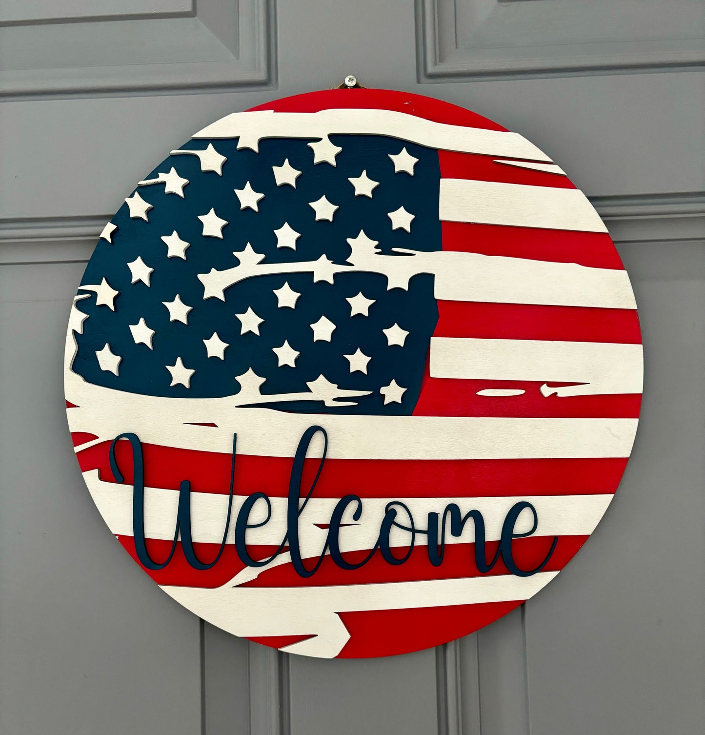 USA Welcome Sign