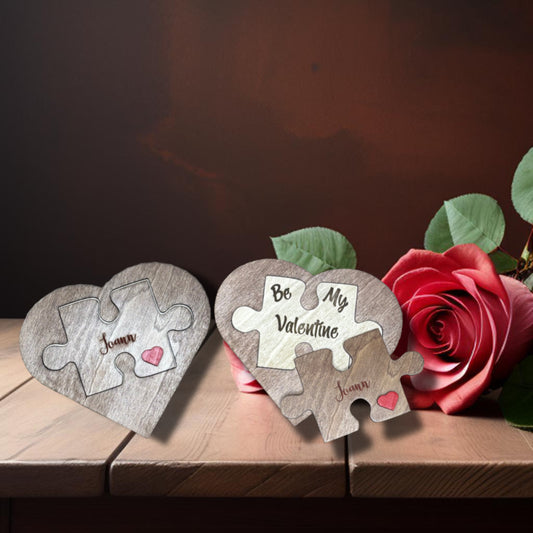 Valentines Puzzle Heart